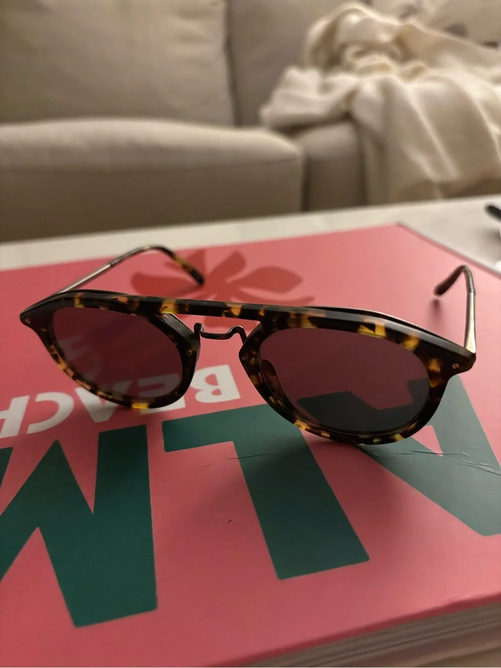 Krewe Gravier 18K Gold Aviator Sunglasses, 51mm